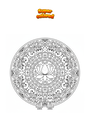 Coloring page Indian Mandala Zentangle 267