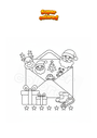 Coloring page Letter to Santa Claus