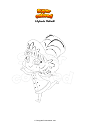 Coloring page Lilybuds Dafodil