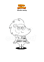 Coloring page Milo Mrs Sweep