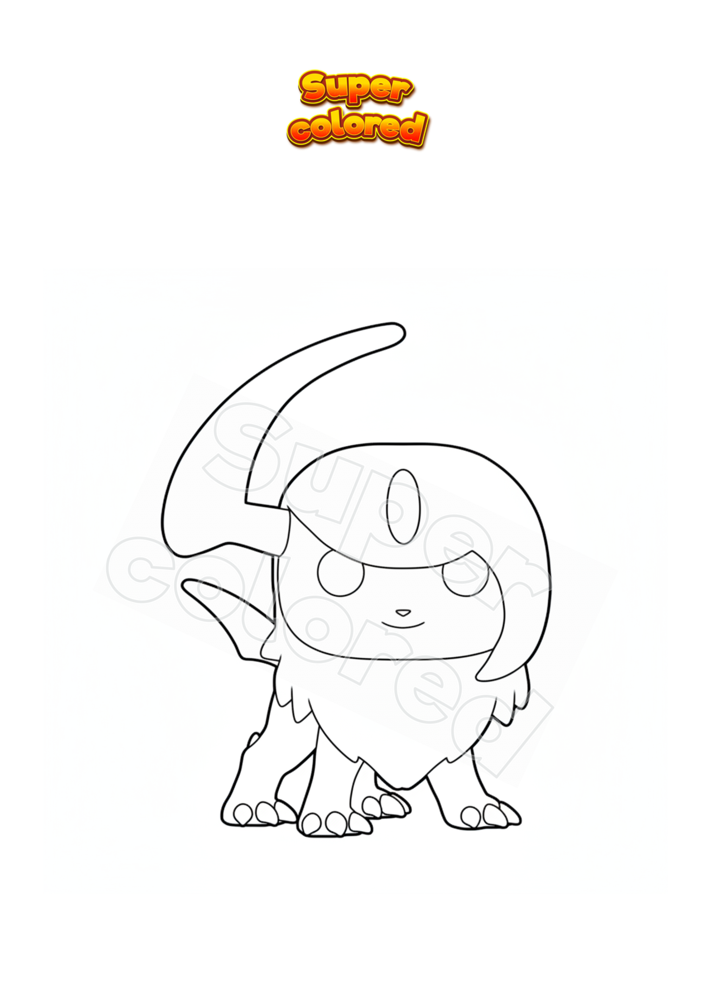 Coloring page Pokemon Mimikyu Funko