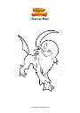 Coloring page Pokemon Absol