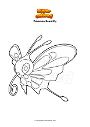 Coloring page Pokemon Beautifly