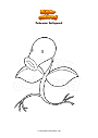 Coloring page Pokemon Bellsprout