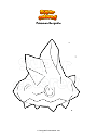 Coloring page Pokemon Bergmite