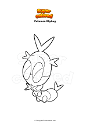 Coloring page Pokemon Blipbug