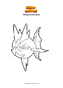 Coloring page Pokemon Carvanha