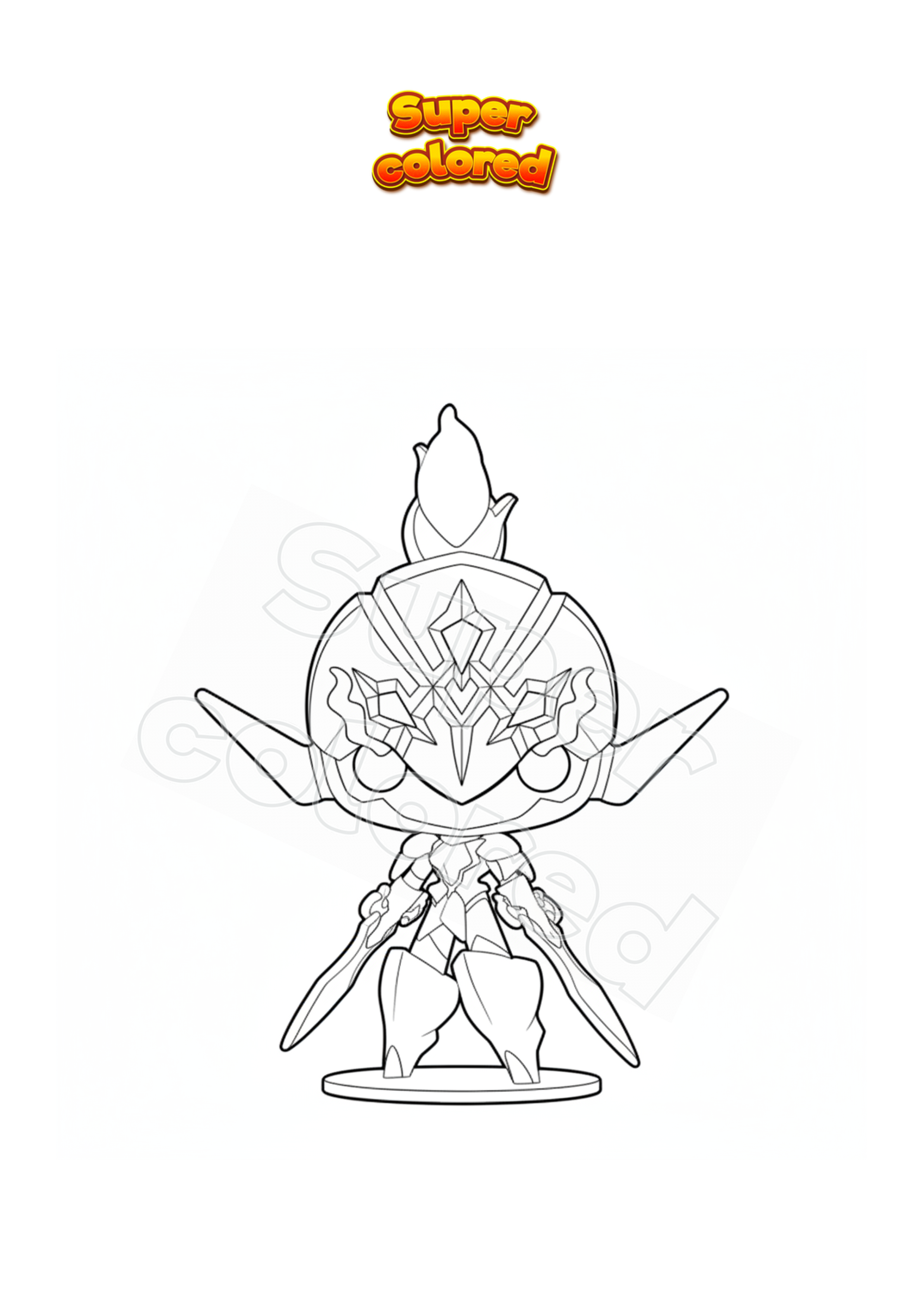 Coloring page Pokemon Dratini Funko