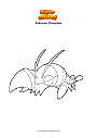 Coloring page Pokemon Clauncher