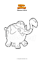 Coloring page Pokemon Cufant