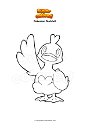 Coloring page Pokemon Ducklett