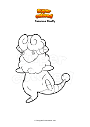 Coloring page Pokemon Flaaffy