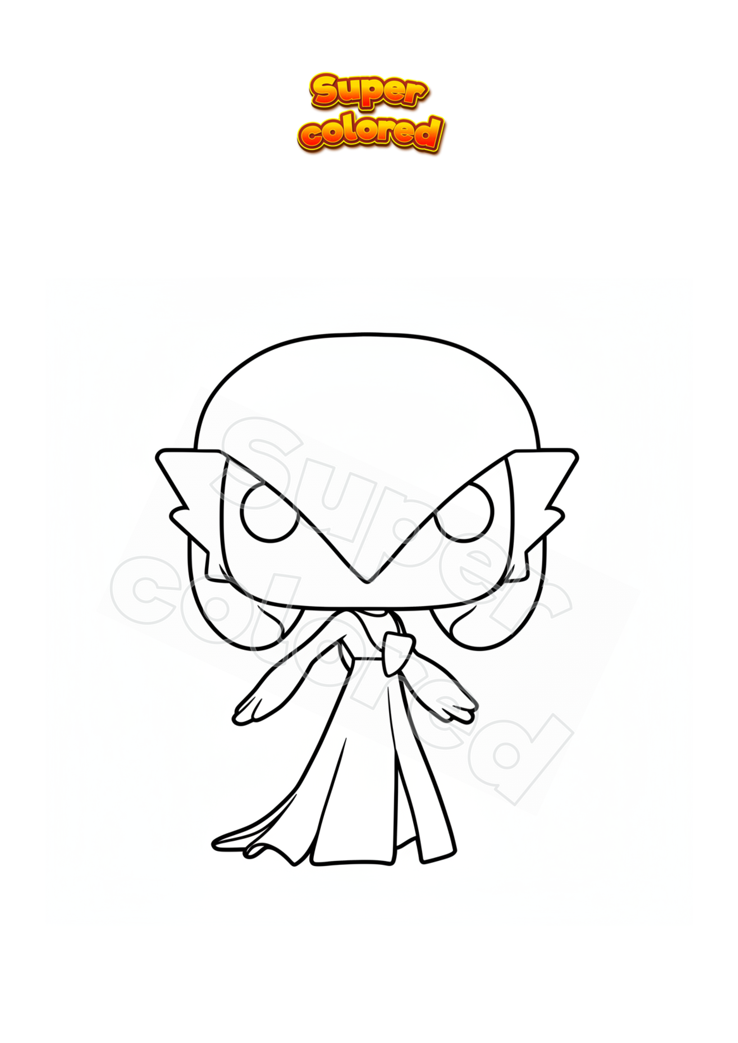 Coloring page Pokemon Dratini Funko