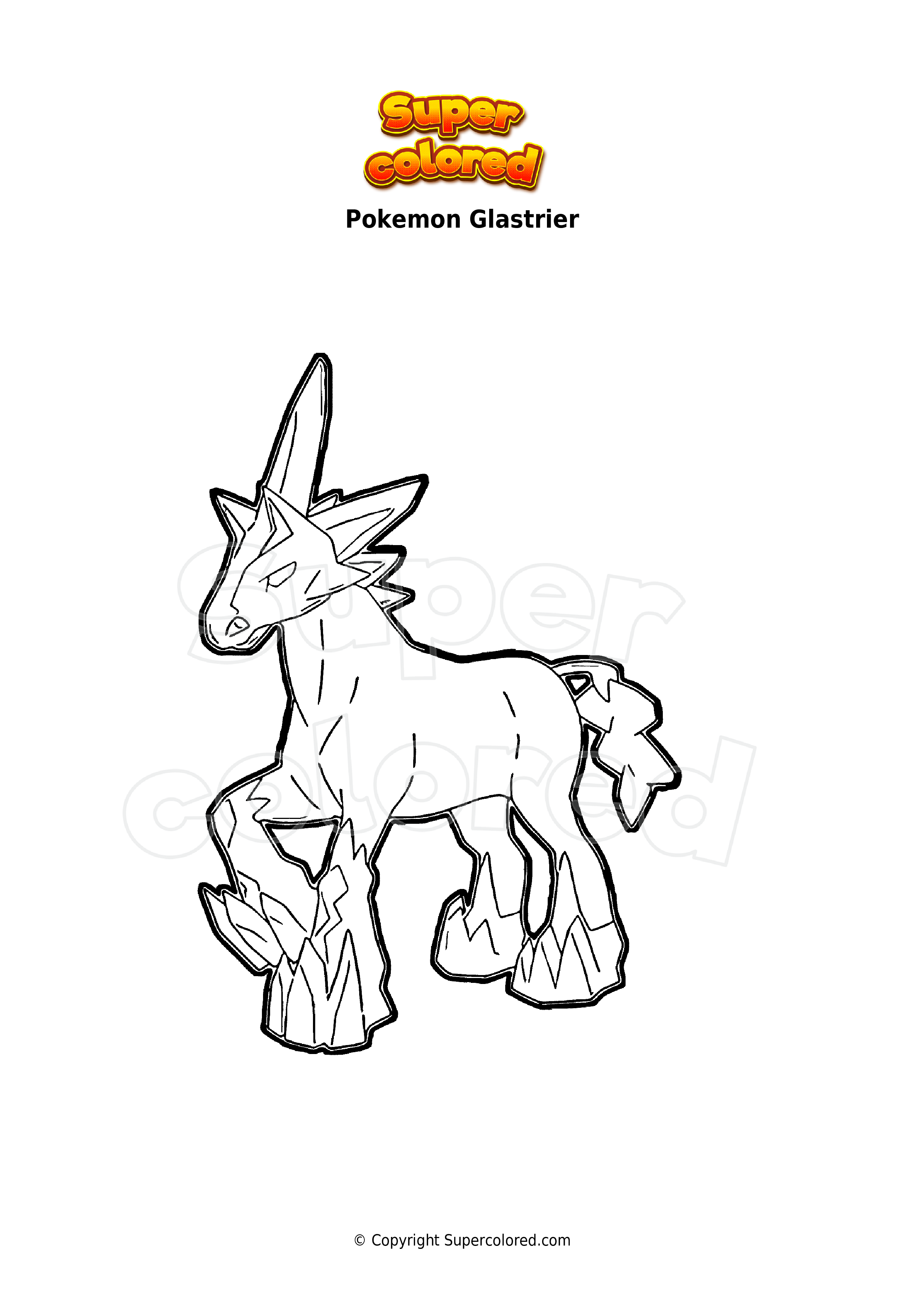Coloring Pages - Generation 8 Pokemon - Supercolored