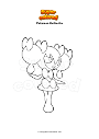 Coloring page Pokemon Gothorita