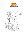Coloring page Pokemon Gourgeist