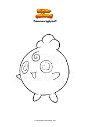 Coloring page Pokemon Igglybuff