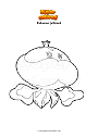 Coloring page Pokemon Jellicent