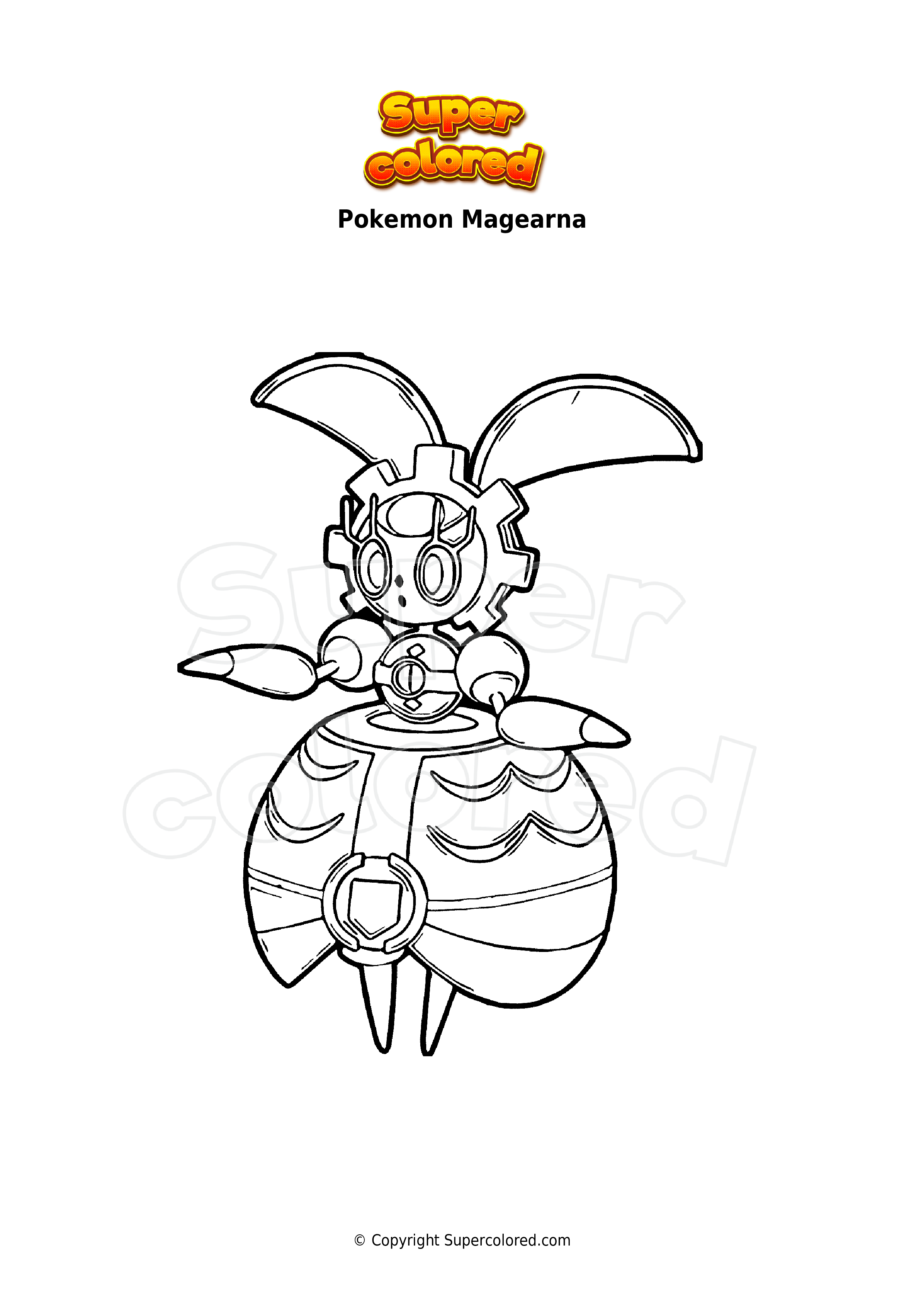 magearna coloring page to print pokemon