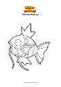 Coloring page Pokemon Magikarp