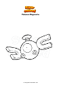 Coloring page Pokemon Magnemite