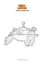 Coloring page Pokemon Magnezone