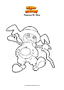 Coloring page Pokemon Mr. Rime