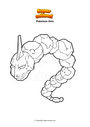 Onix coloring page 