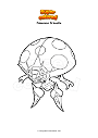 Coloring page Pokemon Orbeetle