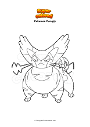 Coloring page Pokemon Purugly