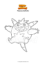 Coloring page Pokemon Quilladin