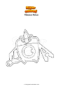 Coloring page Pokemon Rotom
