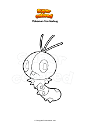 Coloring page Pokemon Scatterbug