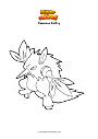 Coloring page Pokemon Shiftry