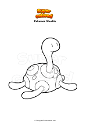 Coloring page Pokemon Shuckle