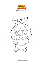 Coloring page Pokemon Smoochum