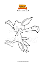 Coloring page Pokemon Sneasel