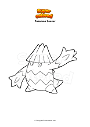 Coloring page Pokemon Snover
