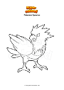 Coloring page Pokemon Spearow