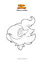 Coloring page Pokemon Spritzee