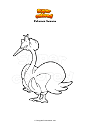 Coloring page Pokemon Swanna