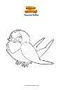Coloring page Pokemon Taillow