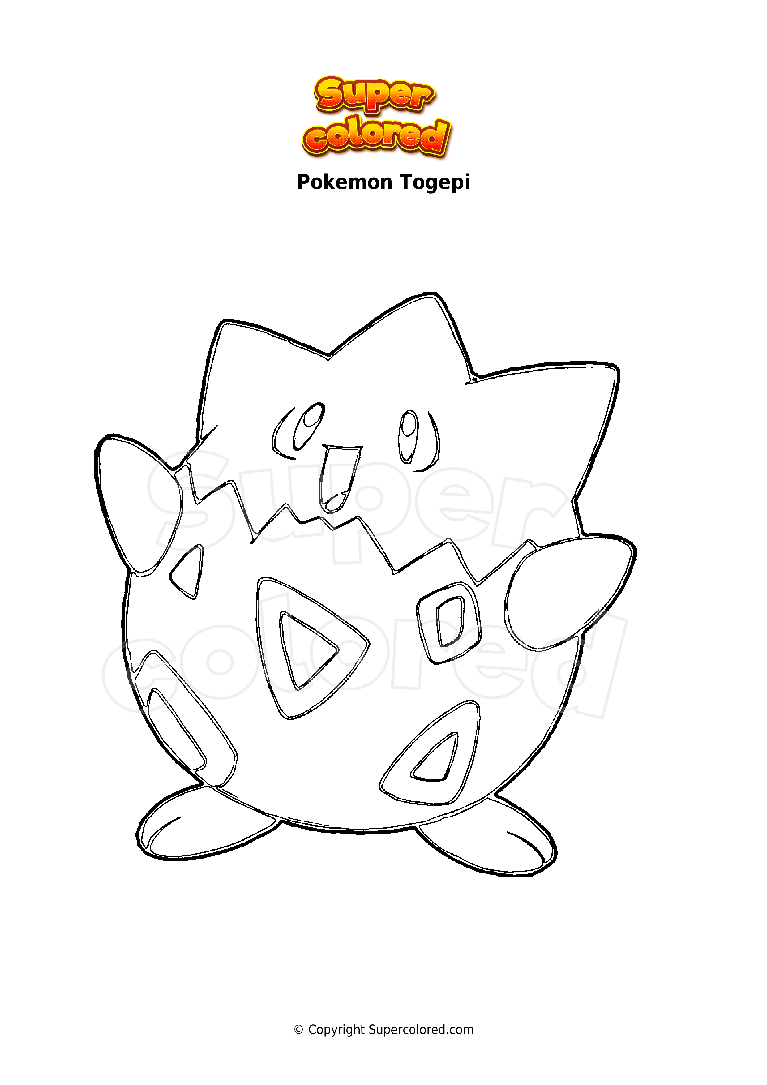 😼 Coloring Pages - Pokemon - Supercolored