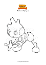 Coloring page Pokemon Tyrogue