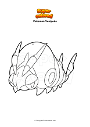 Coloring page Pokemon Venipede