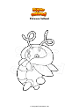 Coloring page Pokemon Volbeat