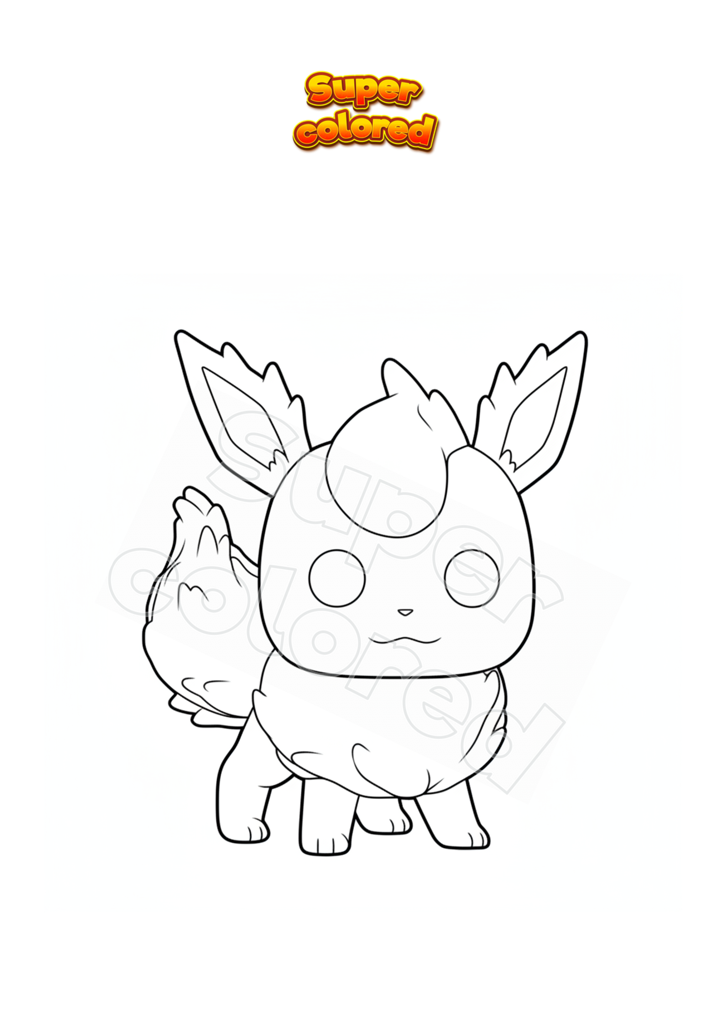 Coloring page Pokemon Magmar Funko