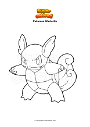 Coloring page Pokemon Wartortle