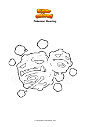 Coloring page Pokemon Weezing