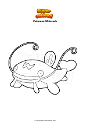 Coloring page Pokemon Whiscash